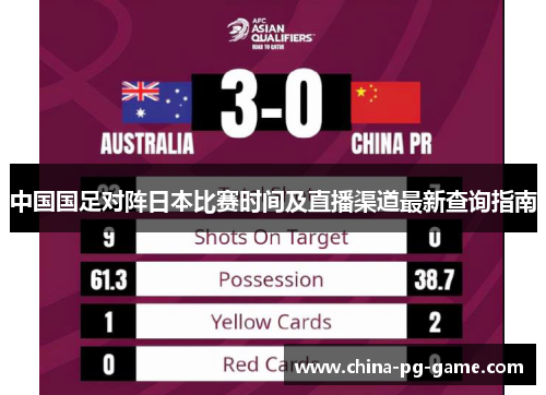 中国国足对阵日本比赛时间及直播渠道最新查询指南